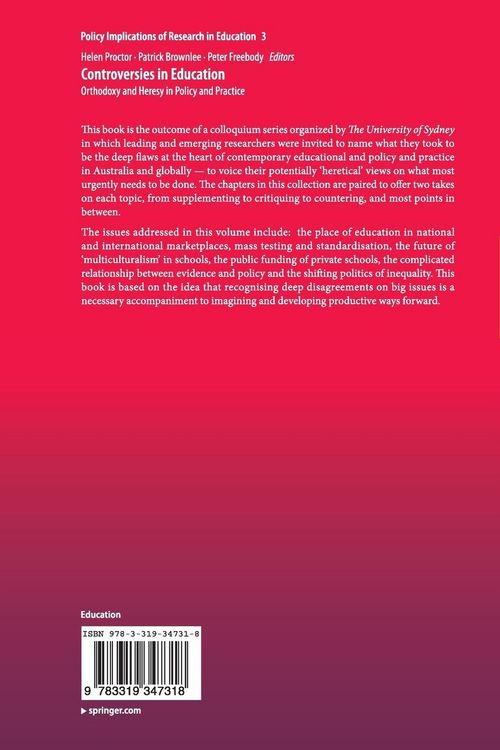 Produktbild: Controversies in Education