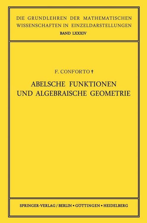 Produktbild: Abelsche Funktionen und Algebraische Geometrie