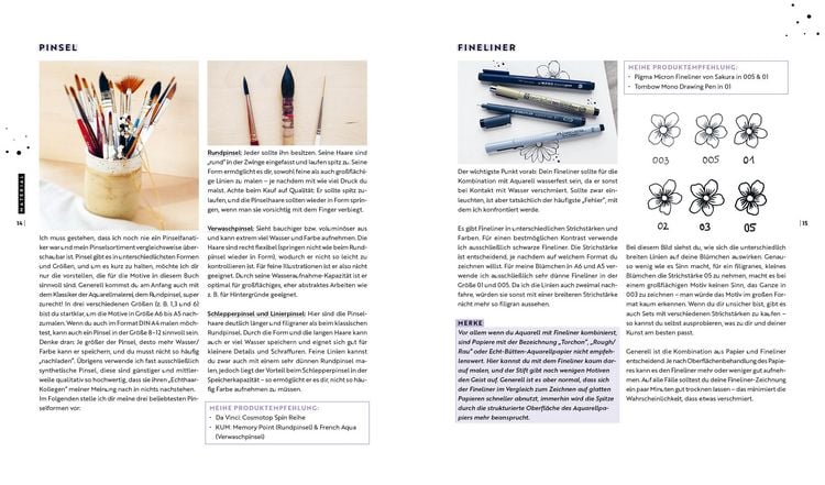 Produktbild: Watercolor &ndash; Florale Motive around the world: von heimisch bis exotisch