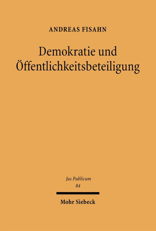 Produktbild: Demokratie und &Ouml;ffentlichkeitsbeteiligung