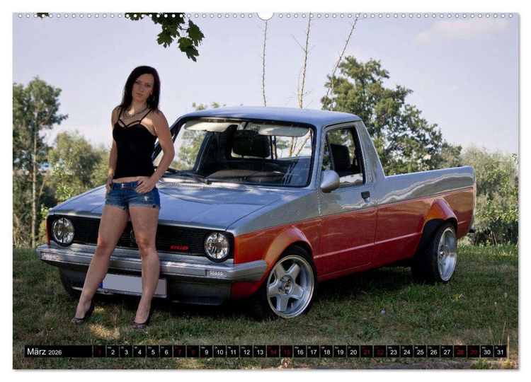 Produktbild: Hei&szlig;e Frauen und schnelle Autos (hochwertiger Premium Wandkalender 2026 DIN A2 quer), Kunstdruck in Hochglanz