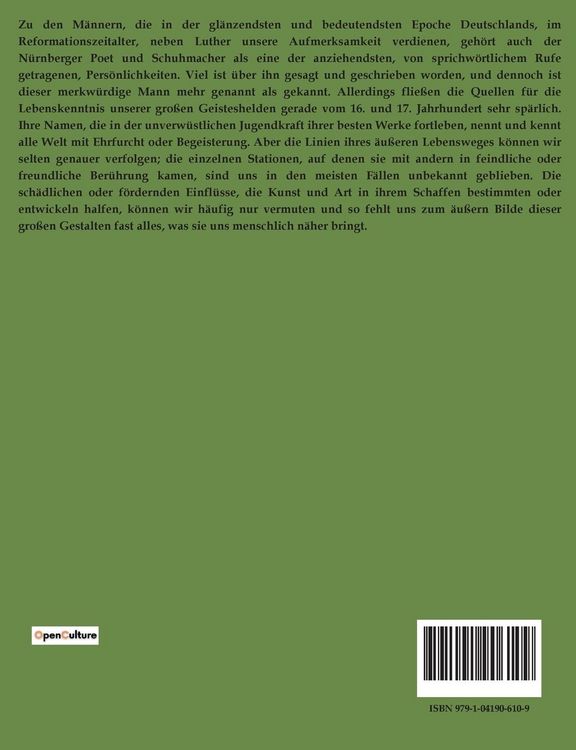 Produktbild: Hans Sachs und die Reformation