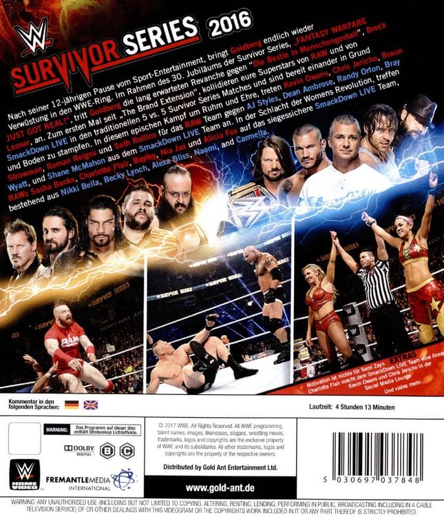 Produktbild: WWE - Survivor Series 2016 - Brock Lesnar