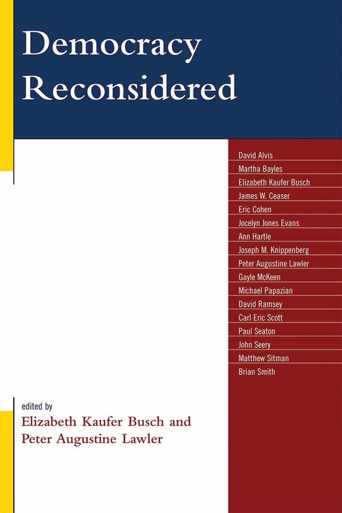 Produktbild: Democracy Reconsidered