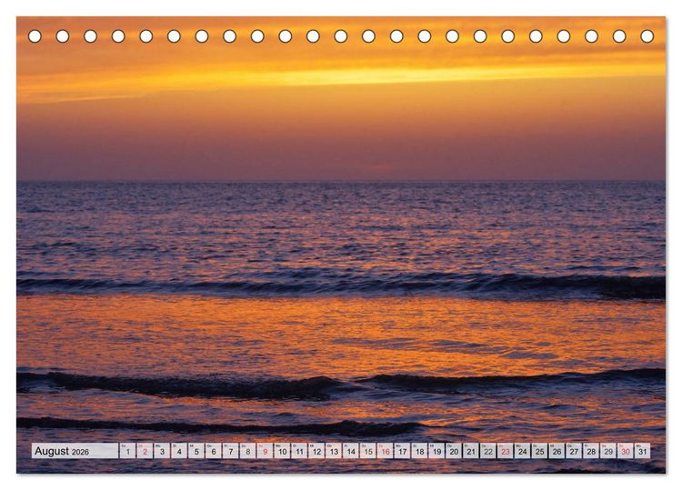 Produktbild: Nordseeinsel Amrum (Tischkalender 2026 DIN A5 quer), CALVENDO Monatskalender