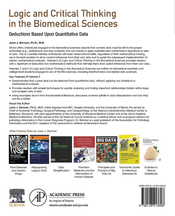 Produktbild: Logic and Critical Thinking in the Biomedical Sciences