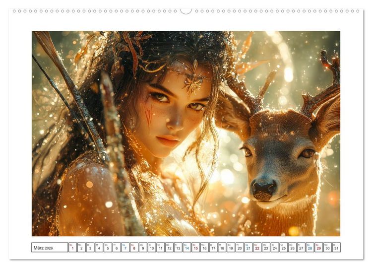 Produktbild: G&ouml;tterfunken (Wandkalender 2026 DIN A2 quer), CALVENDO Monatskalender