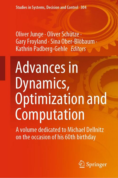 Produktbild: Advances in Dynamics, Optimization and Computation