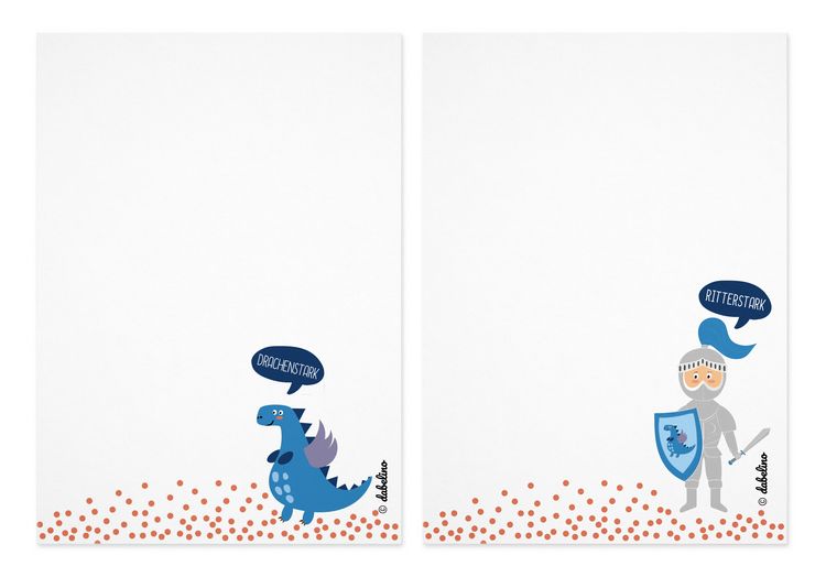 Produktbild: Notizblock-Set Ritter (f&uuml;r Kinder)