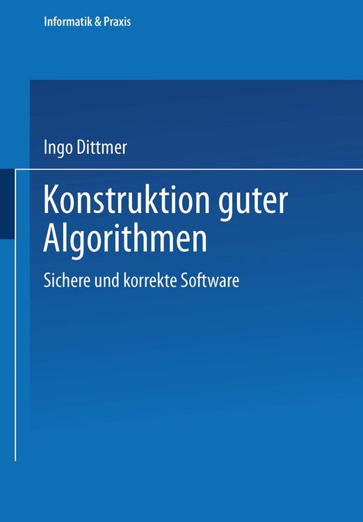 Produktbild: Konstruktion guter Algorithmen