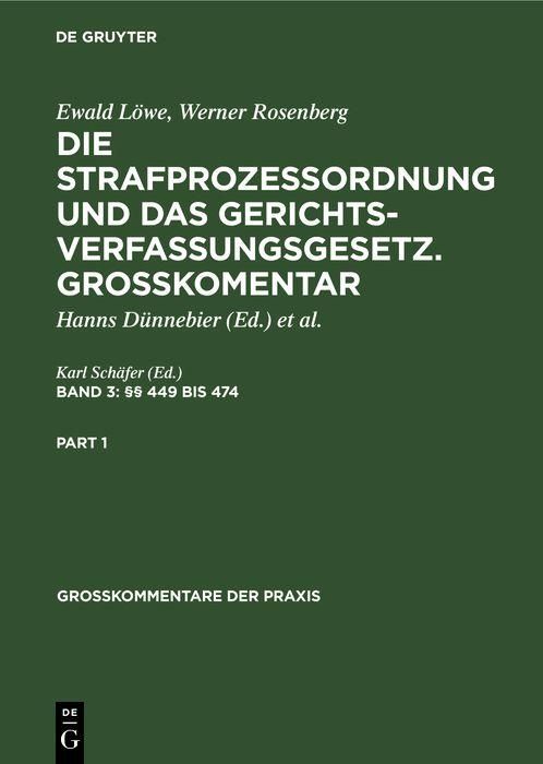 Produktbild: &sect;&sect; 449 bis 474