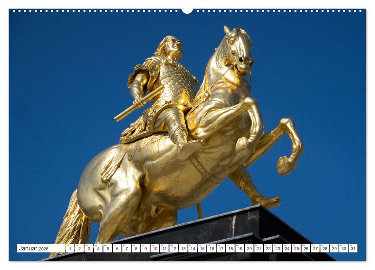 Produktbild: Dresden und Elbsandsteingebirge (hochwertiger Premium Wandkalender 2026 DIN A2 quer), Kunstdruck in Hochglanz