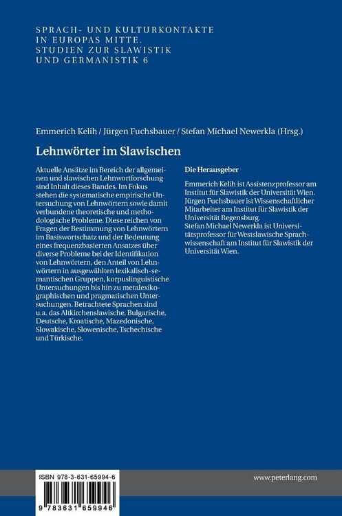 Produktbild: Lehnw&ouml;rter im Slawischen