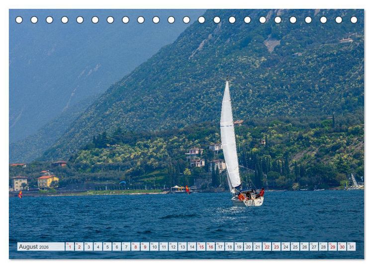 Produktbild: Unterwegs am Gardasee (Tischkalender 2026 DIN A5 quer), CALVENDO Monatskalender