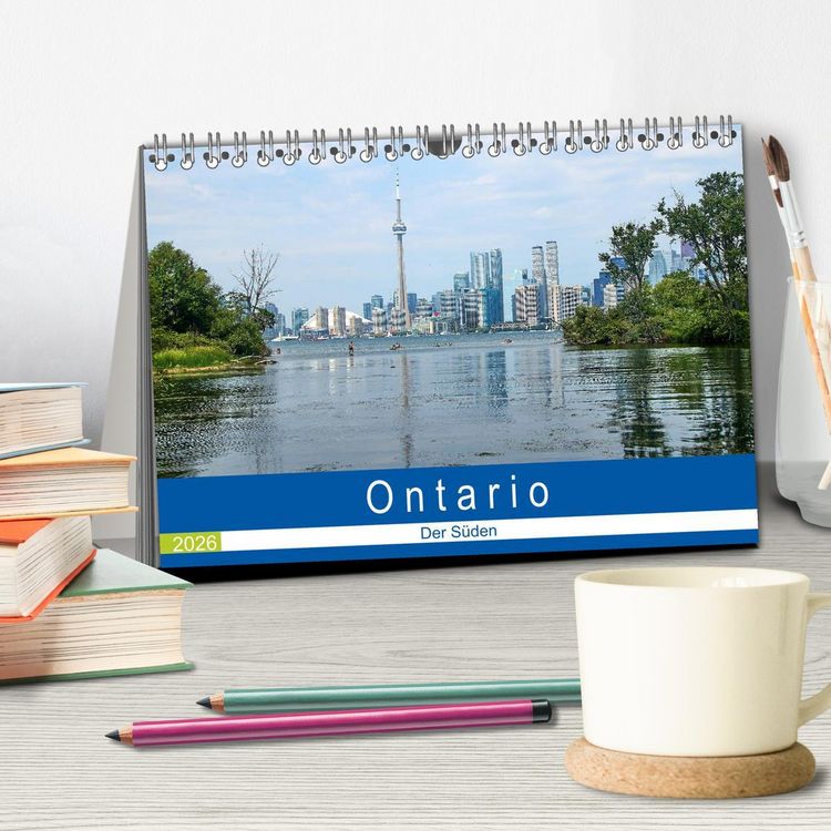 Produktbild: Ontario - Der S&uuml;den (Tischkalender 2026 DIN A5 quer), CALVENDO Monatskalender