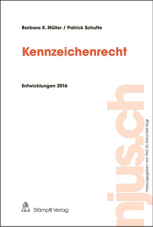 Produktbild: Kennzeichenrecht