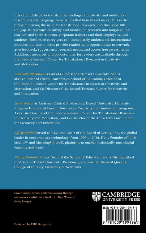 Produktbild: Connecting Creativity and Motivation Research with End Users