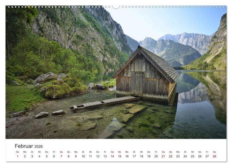 Produktbild: Deutschlands Landschaften 2026 &ndash; Von der K&uuml;ste bis zu den Alpen (hochwertiger Premium Wandkalender 2026 DIN A2 quer), Kunstdruck in Hochglanz