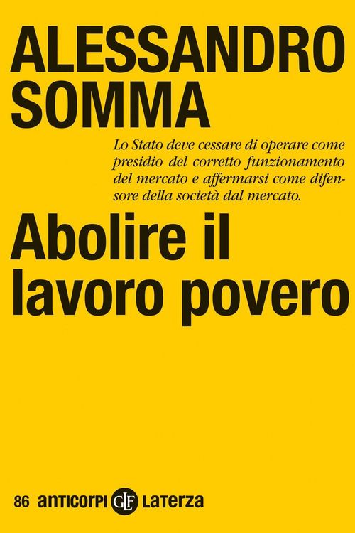 Produktbild: Abolire il lavoro povero