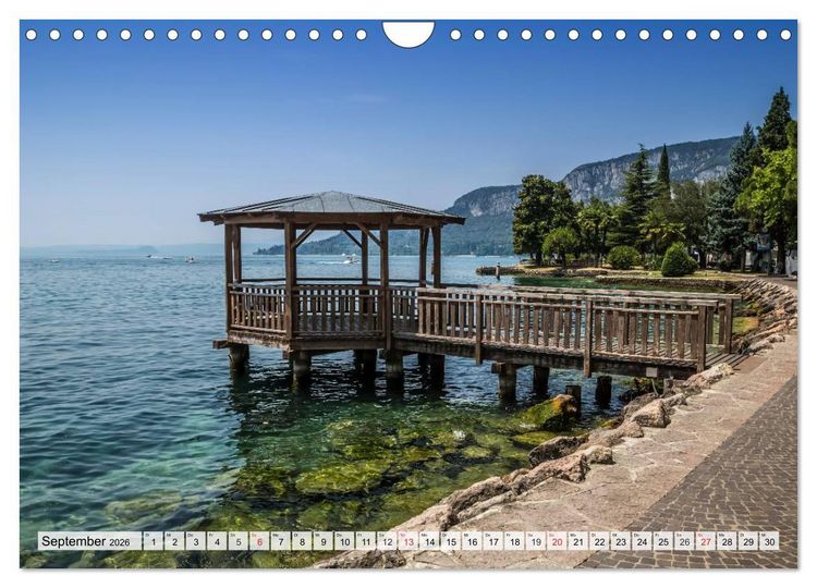 Produktbild: GARDASEE Orte am malerischen Ostufer (Wandkalender 2026 DIN A4 quer), CALVENDO Monatskalender