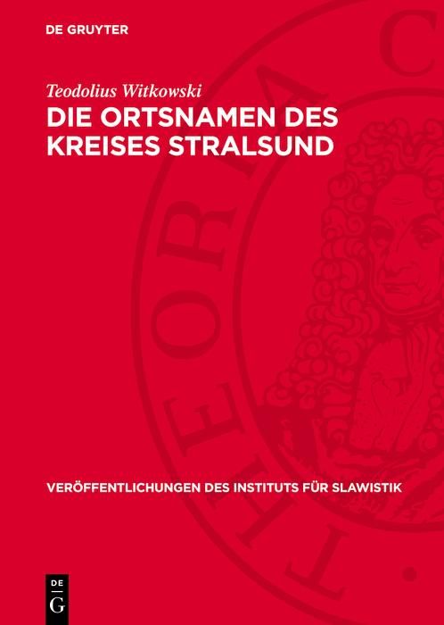 Produktbild: Die Ortsnamen des Kreises Stralsund