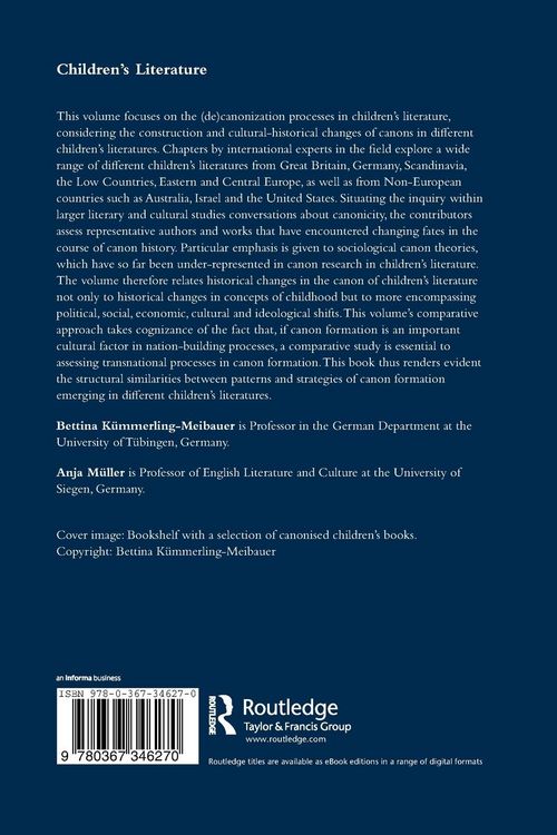 Produktbild: Canon Constitution and Canon Change in Children's Literature
