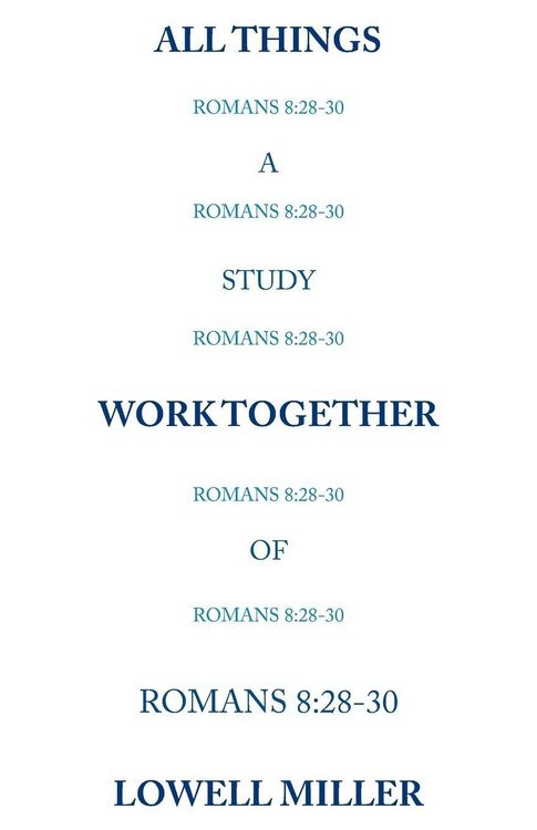 Produktbild: All Things Romans 8