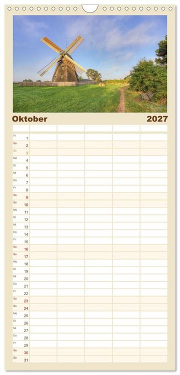 Produktbild: Familienplaner 2027 - Wundersch&ouml;nes Amrum mit 5 Spalten (Wandkalender, 21 x 45 cm) CALVENDO