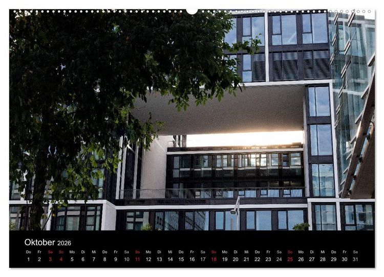Produktbild: Hafencity Hamburg &ndash; die Perspektive (Wandkalender 2026 DIN A2 quer), CALVENDO Monatskalender