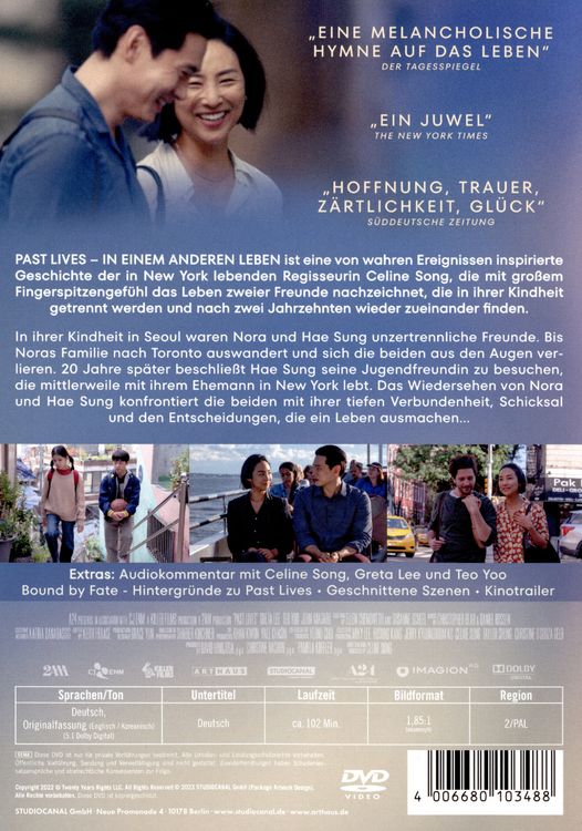 Produktbild: Past Lives - In einem anderen Leben