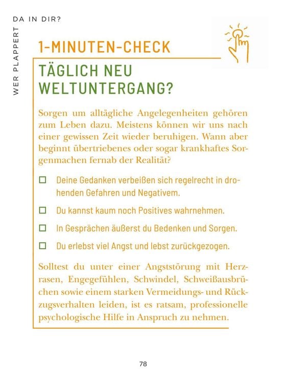 Produktbild: Die 1-Minuten-Strategie gegen Overthinking