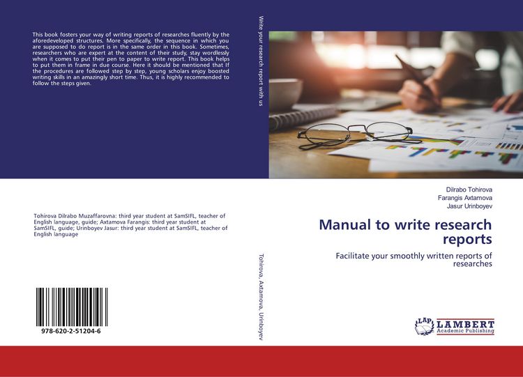Produktbild: Manual to write research reports