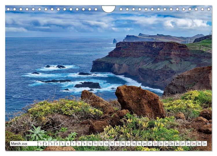 Produktbild: Madeira island of eternal spring (Wall Calendar 2026 DIN A4 landscape), CALVENDO 12 Month Wall Calendar