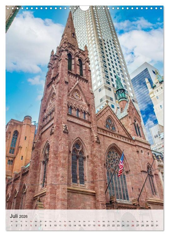 Produktbild: New York - Einblicke & Aussichten (Wandkalender 2026 DIN A3 hoch), CALVENDO Monatskalender