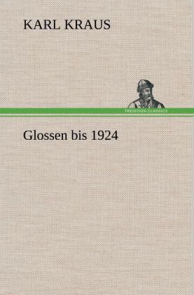 Produktbild: Glossen bis 1924