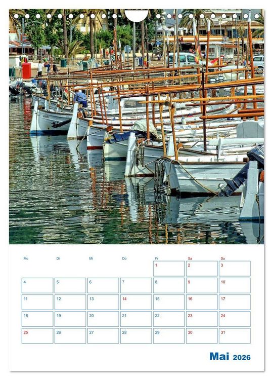 Produktbild: S&oacute;ller auf Mallorca &ndash; Terminplaner (Wandkalender 2026 DIN A4 hoch), CALVENDO Monatskalender