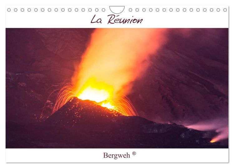 Produktbild: La R&eacute;union - Bergweh &reg; (Wandkalender 2026 DIN A4 quer), CALVENDO Monatskalender