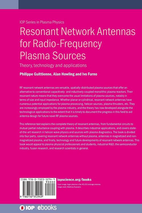 Produktbild: Resonant Network Antennas for Radio-Frequency Plasma Sources