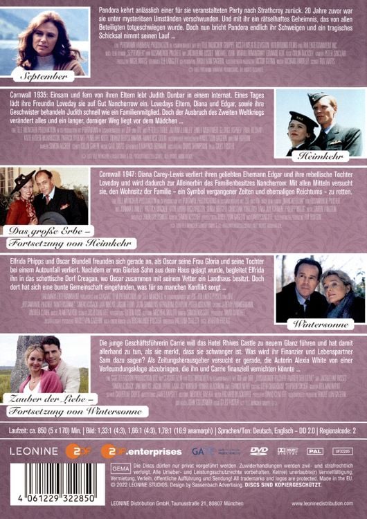 Produktbild: Rosamunde Pilcher - Familiengeheimnisse - Collection [5 DVDs]