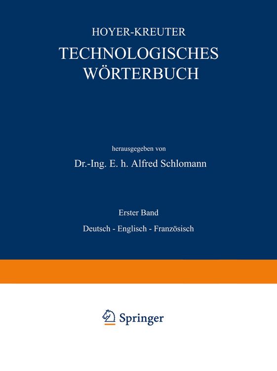 Produktbild: Technologisches W&ouml;rterbuch