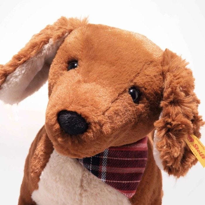 Produktbild: Steiff 078392 - Dackel Waldi, stehend, hellbraun, Pl&uuml;sch, 30 cm