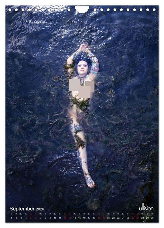 Produktbild: Akt im Wasser - sinnliche Nymphen (Wandkalender 2026 DIN A4 hoch), CALVENDO Monatskalender
