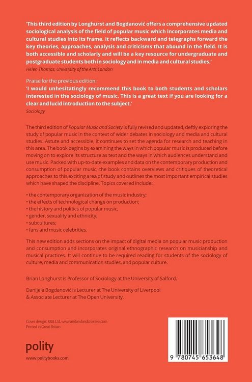 Produktbild: Popular Music and Society
