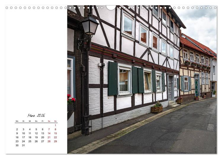 Produktbild: Fachwerkstadt Hornburg (Wandkalender 2026 DIN A3 quer), CALVENDO Monatskalender