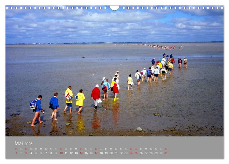 Produktbild: Blick auf die Nord-und Ostsee (Wandkalender 2026 DIN A3 quer), CALVENDO Monatskalender