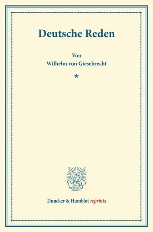 Produktbild: Deutsche Reden.