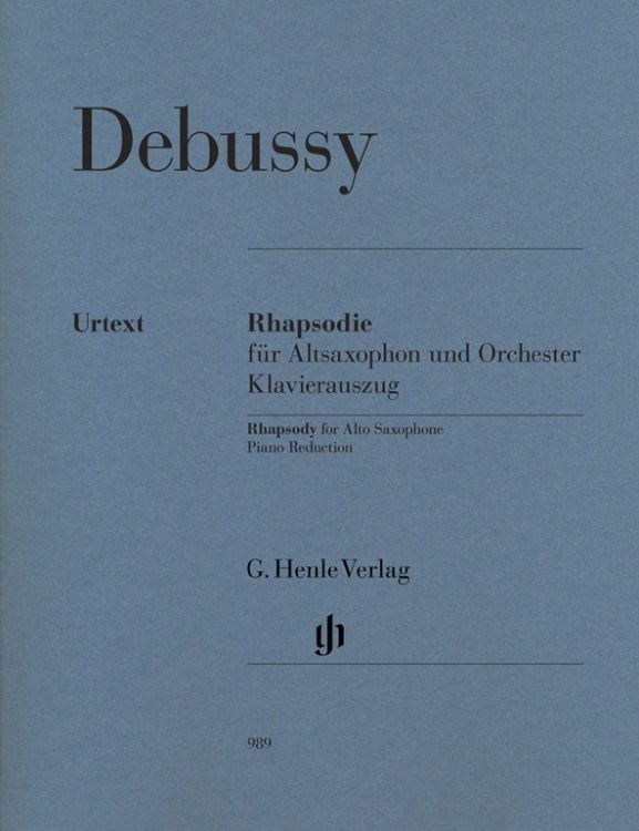 Produktbild: Claude Debussy - Rhapsodie f&uuml;r Altsaxophon und Orchester