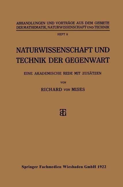 Produktbild: Naturwissenschaft und Technik der Gegenwart
