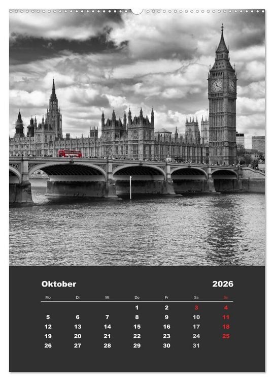 Produktbild: Glanzlichter einer Metropole LONDON (Wandkalender 2026 DIN A2 hoch), CALVENDO Monatskalender