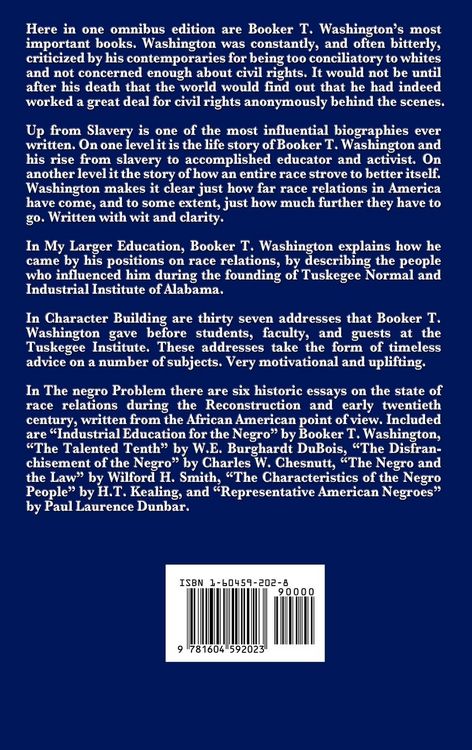 Produktbild: The Booker T. Washington Reader (an African American Heritage Book)
